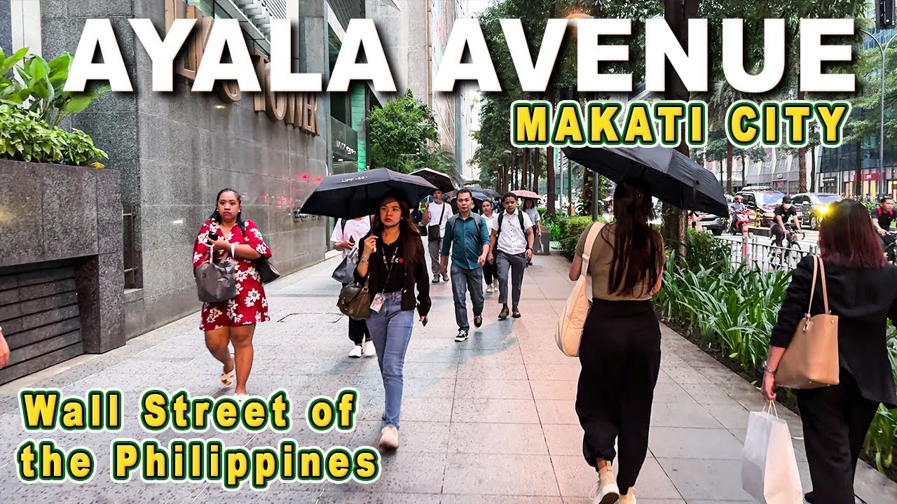 AYALA AVENUE MAKATI Afternoon Walk | The Financial Heart of the Philippines