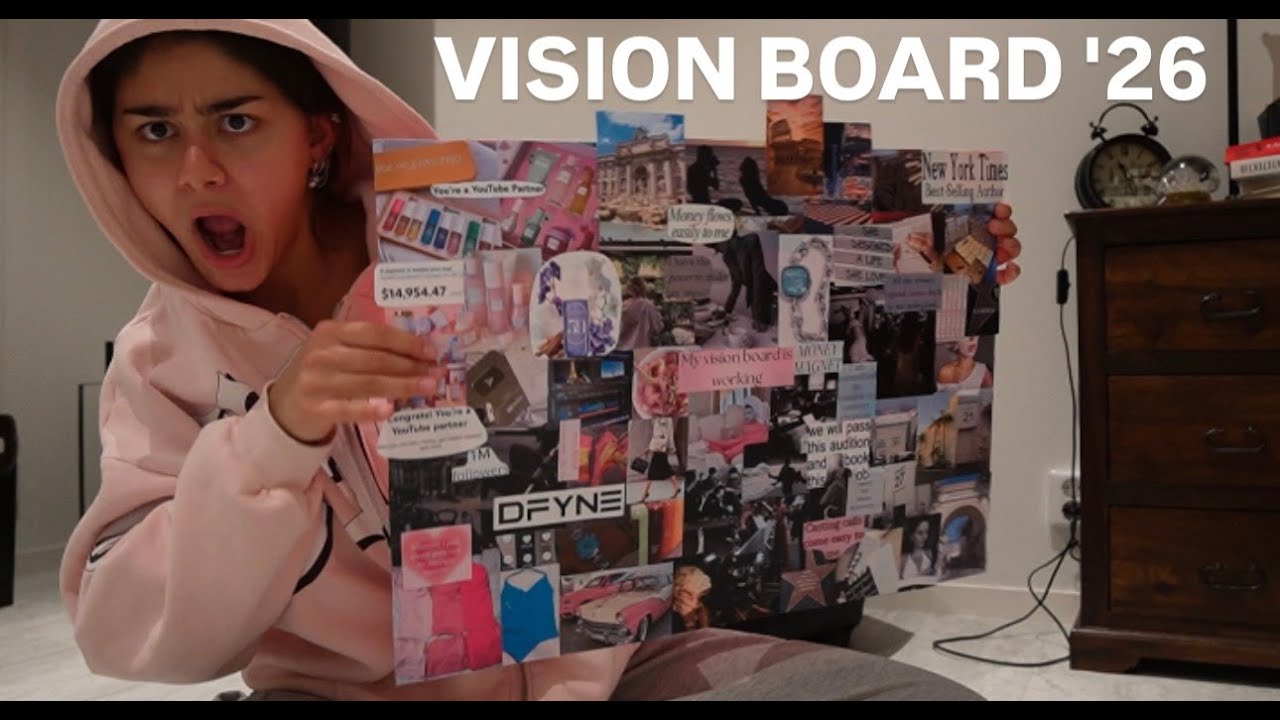 ΤΟ VISION BOARD ΜΟΥ ΓΙΑ ΤΟ 2026 - πώς να πετύχετε τους στόχους σας