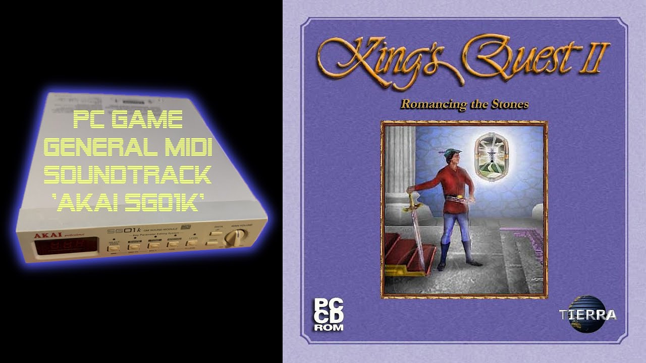 King's Quest II -  Romancing the Stones (2002) - Akai SG01k - Soundtrack | OST