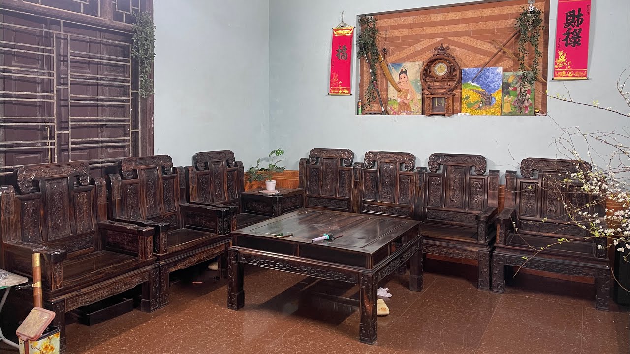 e vừa về bộ nhứ ý gỗ mun ta 10 món hàng đặt mời các bác ngắm sưu tầm lh e 0936189193