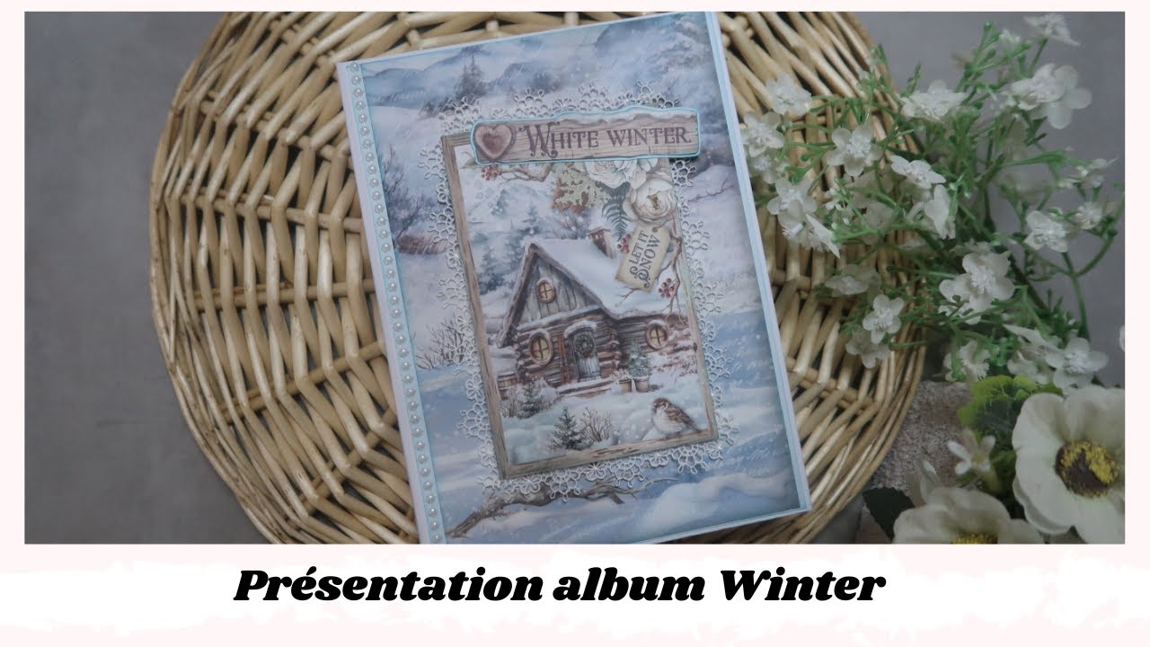 Présentation album Winter facile avec 1 seule bloc 30x30