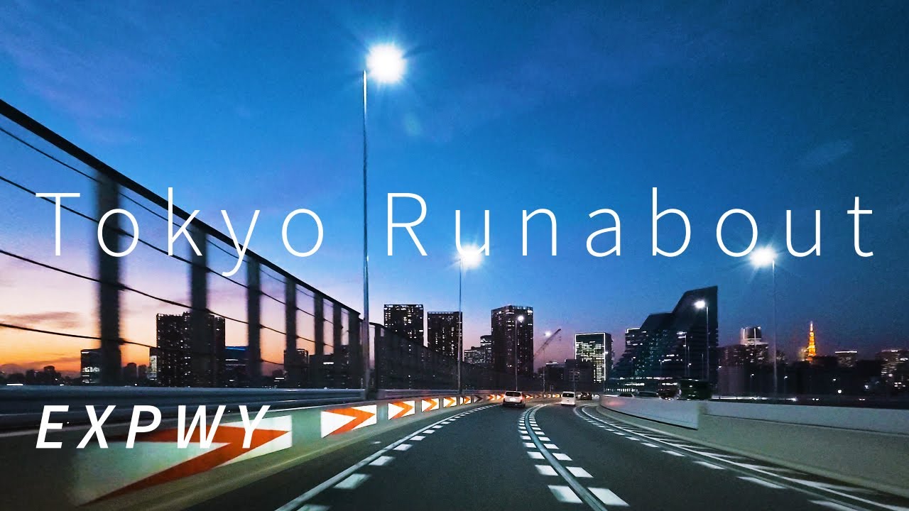 Tokyo Runabout 4K-5MT  Rainbow Bridge Tokyo-Tokyo Tower  Sunset Drive  December 2025