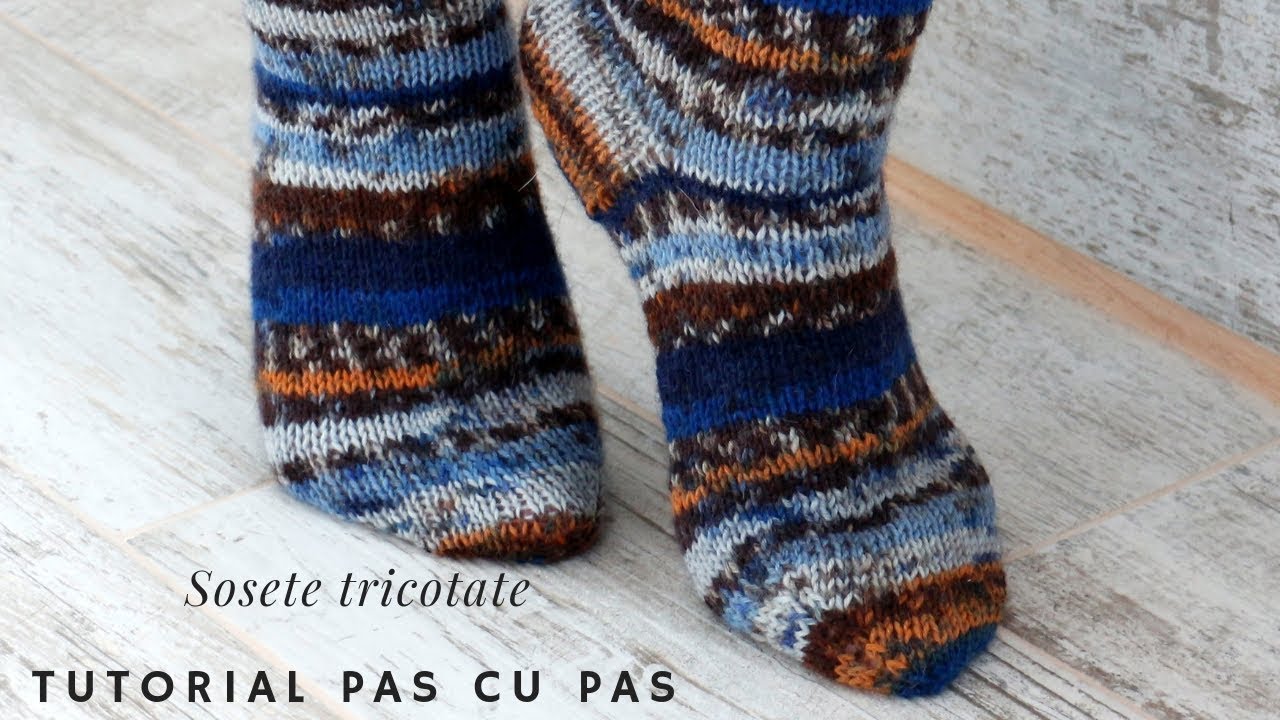 TUTORIAL PAS CU PAS- Sosete tricotate