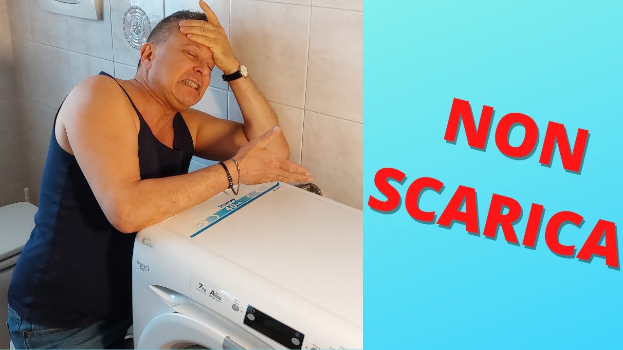 I 6 motivi per cui la Lavatrice non scarica l’acqua