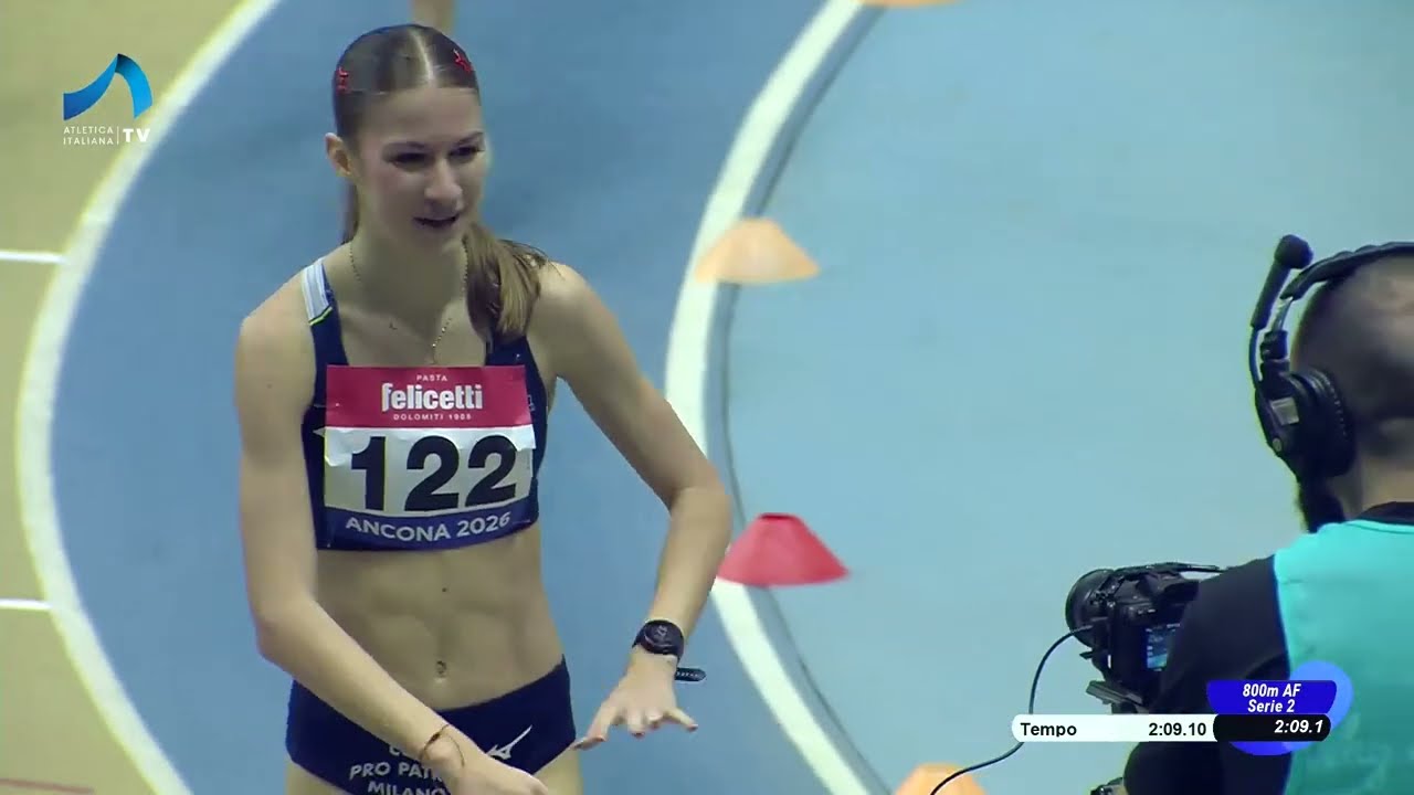 Campionati Italiani U18 Indoor 2026 | 800m F | Vince Asia Prenzato