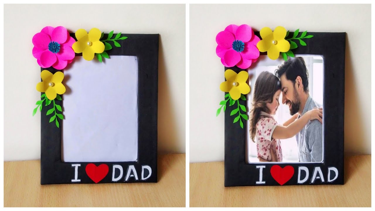 Father's Day Photo Frame Gift Ideas | Cardboard Frame for Dad |Handmade Gift ideas |Kalakar Supriya