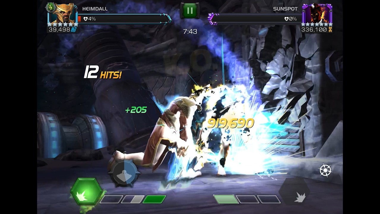 MCOC Incursions 6* R5A Heimdall vs Sector 6 Rooms 21-25
