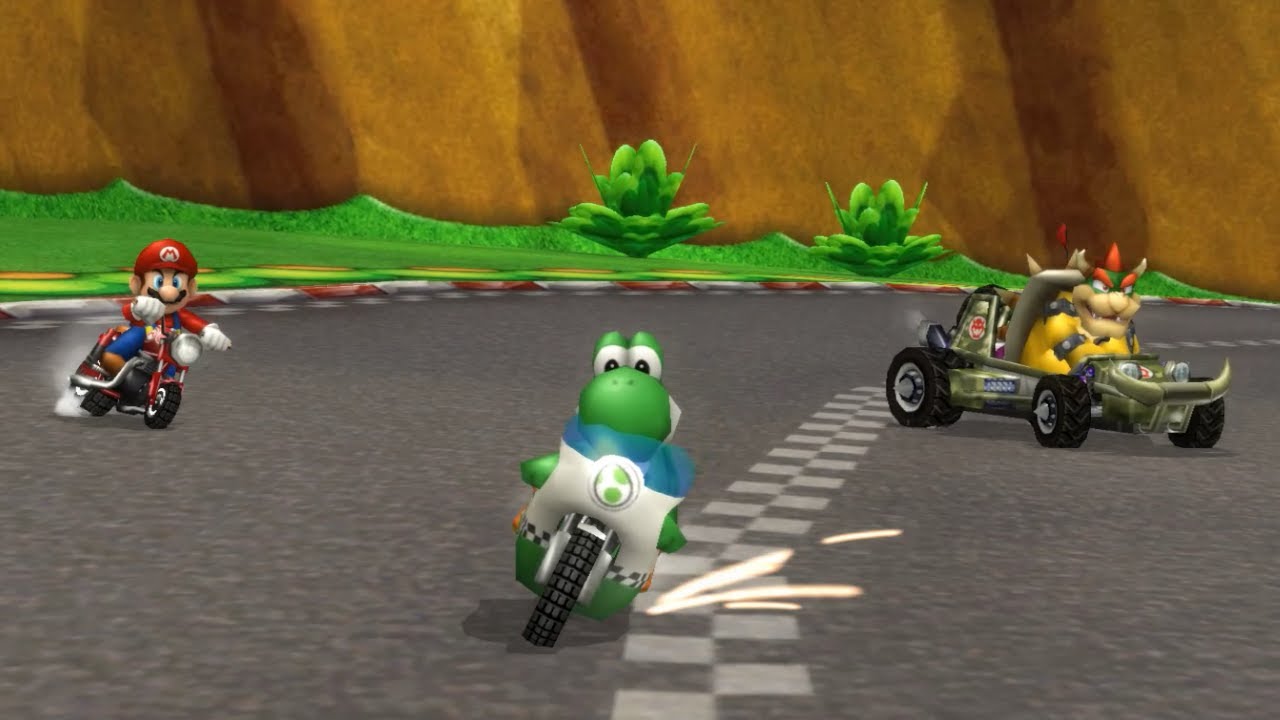 Wiiハンドルで遊ぶマリオカートWii 150cc編