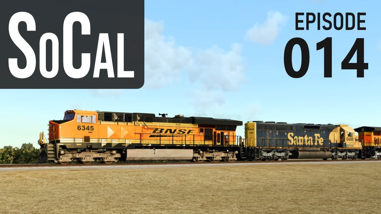 SoCal Series 14: Hobart Yard and Bakersfield Grain Train - Run 8 Train Simulator