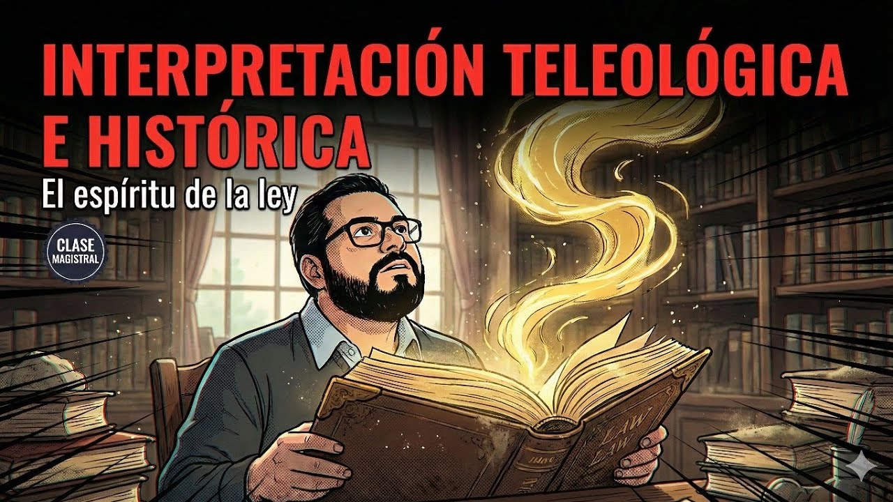 Interpretación teleológica e histórica tradicional de las normas | Hermenéutica jurídica