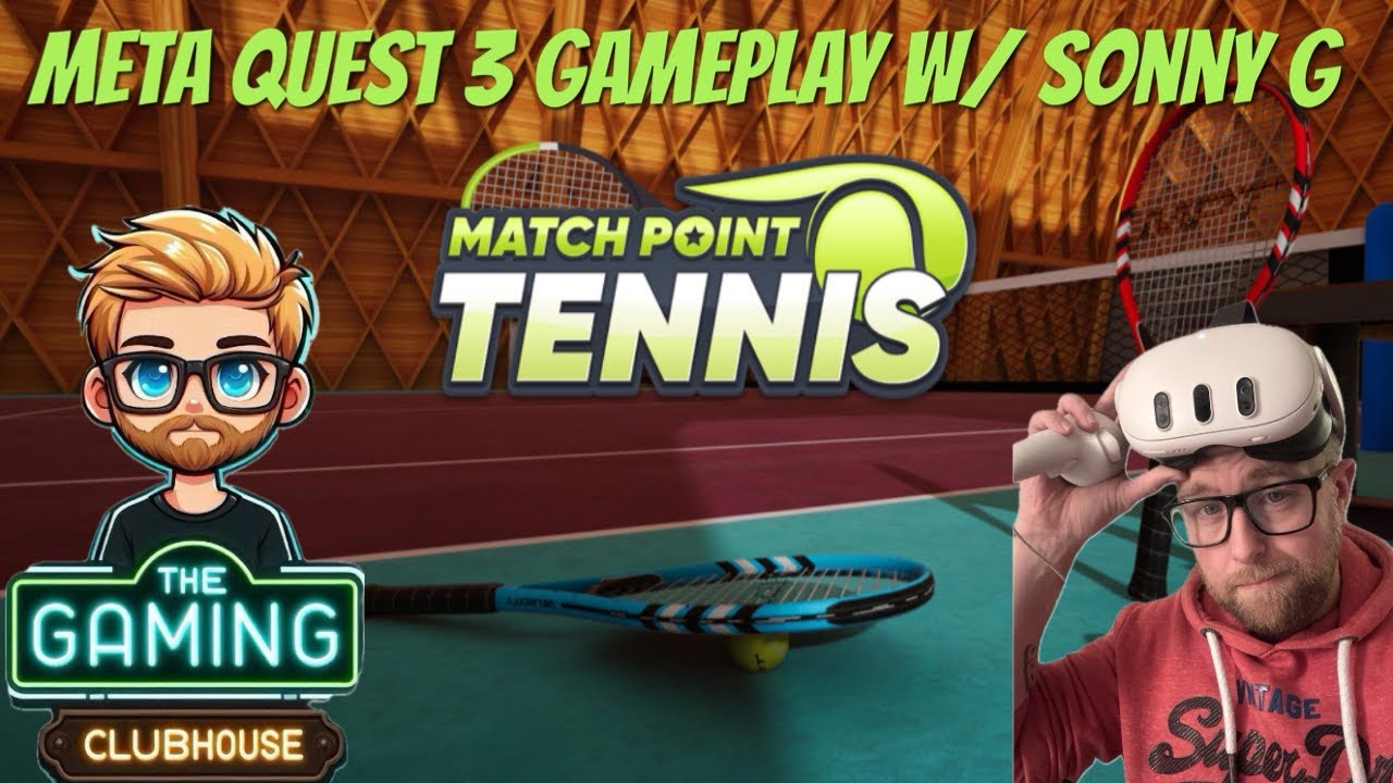 Match Point Tennis VR - Revisiting After A Few Months - Meta Quest 3 Gameplay w/ Sonny G