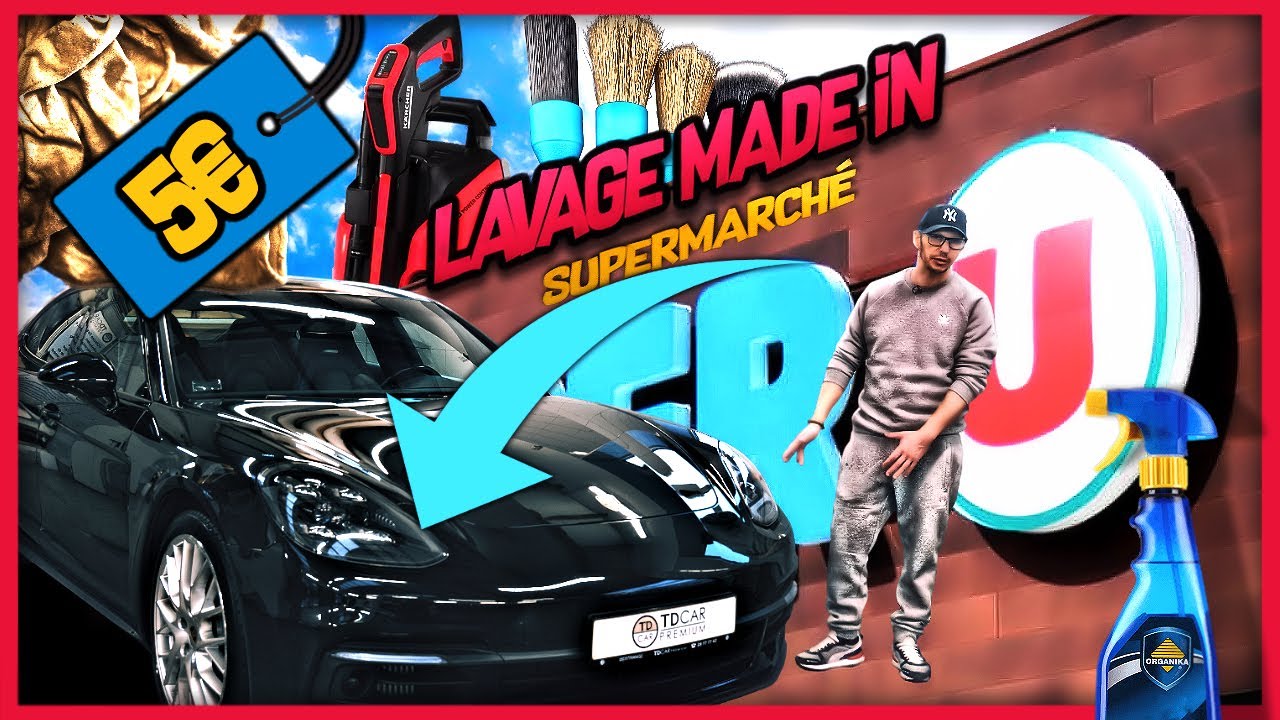JE LAVE UNE PORSCHE AVEC DES PRODUITS SUPERMARCHE CA VAUT QUOI ..?