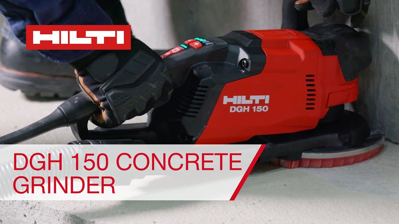 Hilti DGH 150 Concrete grinder for heavy-duty grinding, paint and coating removal