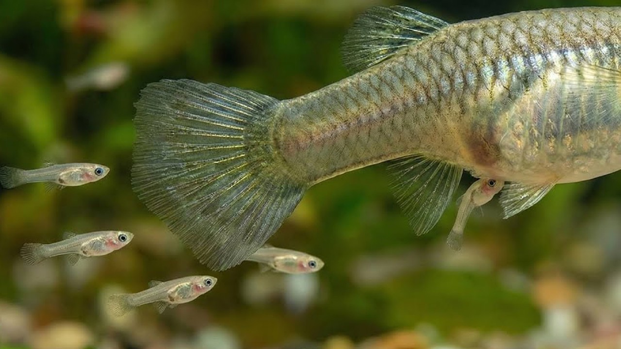 Guppy Giving Birth LIVE &ndash; How to Spot Pregnancy & Save the Fry