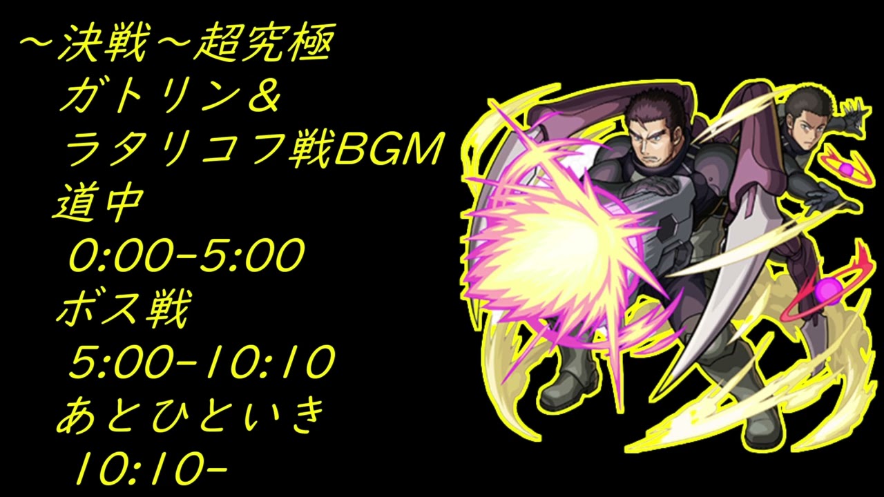 ＃ワートリコラボ ガトリン＆ラタリコフ戦BGM