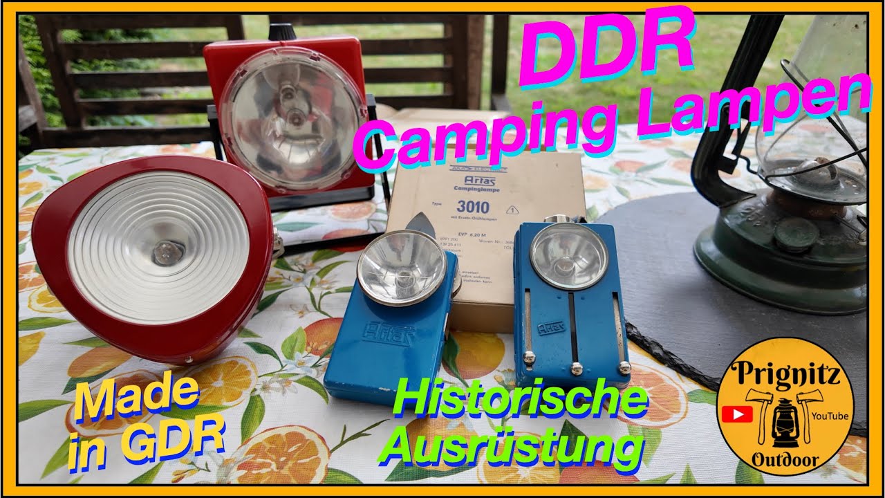 Camping Lampen aus der DDR