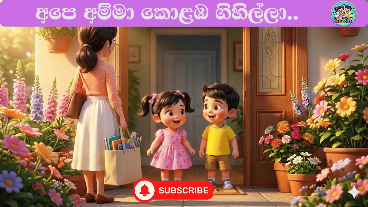 Ape amma kolaba gihilla (අපෙ අම්මා කොළඹ ගිහිල්ලා) | @DollyKidsMelodies