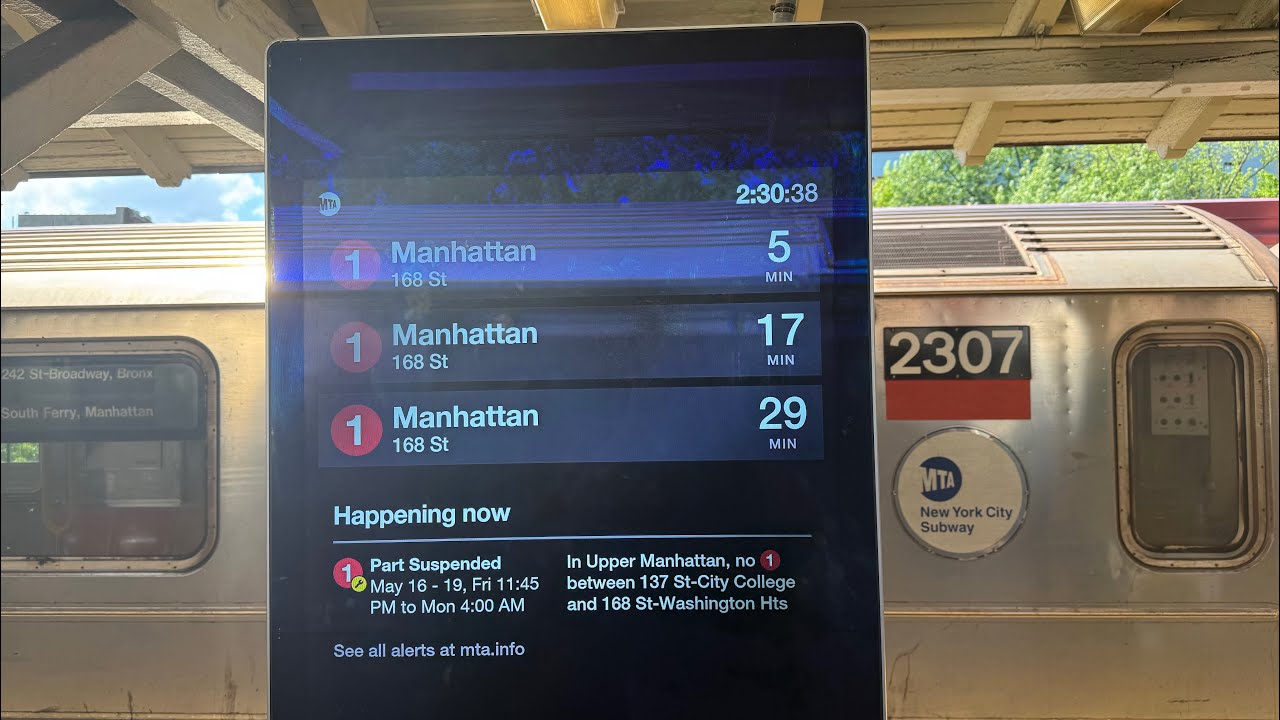 IRT Broadway Line: R62A (1) Train Ride from Van Cortlandt Park 242nd Street to 168th Street