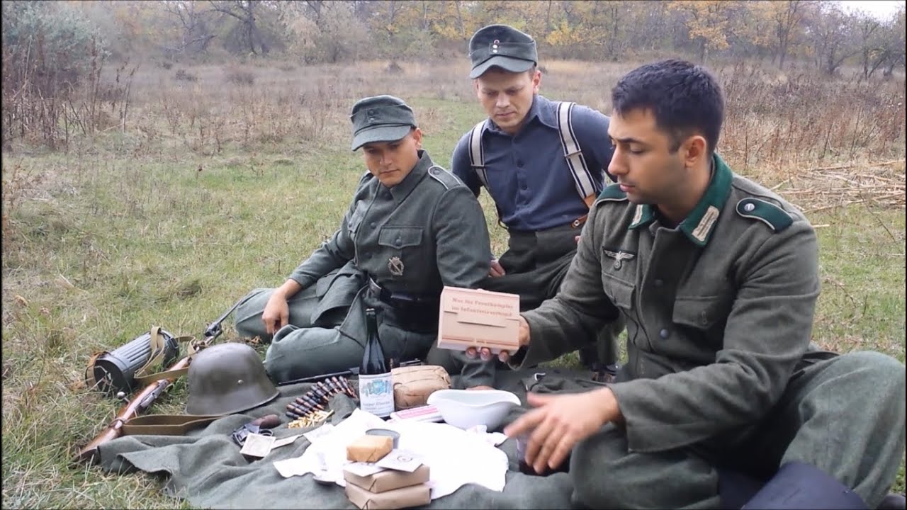 ИРП военнослужащих Вермахта. Вещмешок. Wehrmacht/Nutrition/Food. Октябрь. 2017.