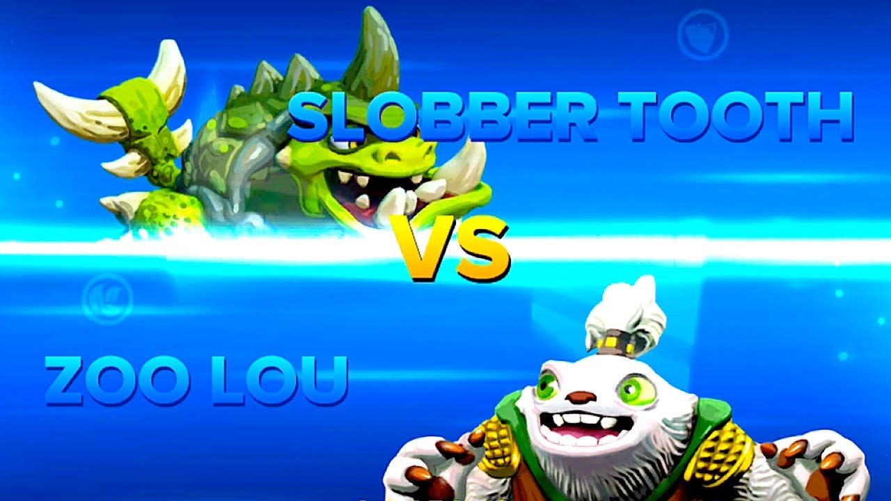 Skylanders Swap Force PVP - Slobber Tooth VS Zoo Lou