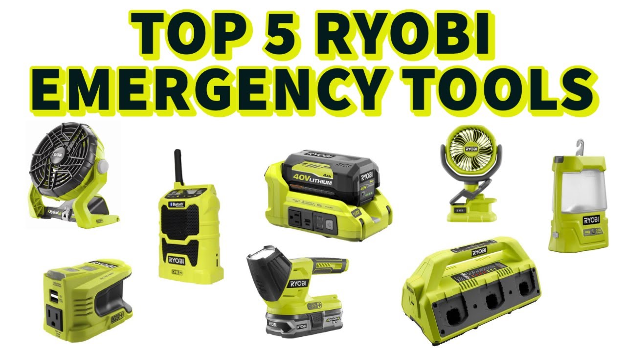 Top 5 Best Ryobi Tools for Emergency Preparedness You Didn't Know Existed