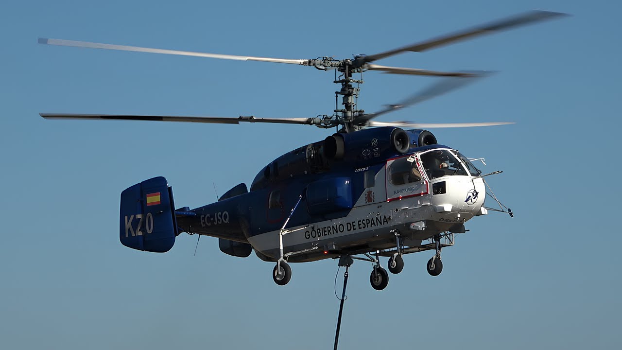 Firefighting Helicopters in Action – Kamov Ka-32, Bell 212, H225