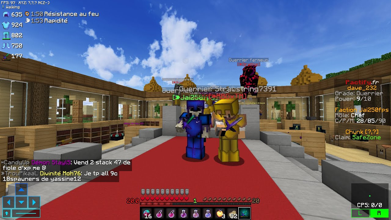 (pactify) on pt le Q a des rdm + on trap des fac entière