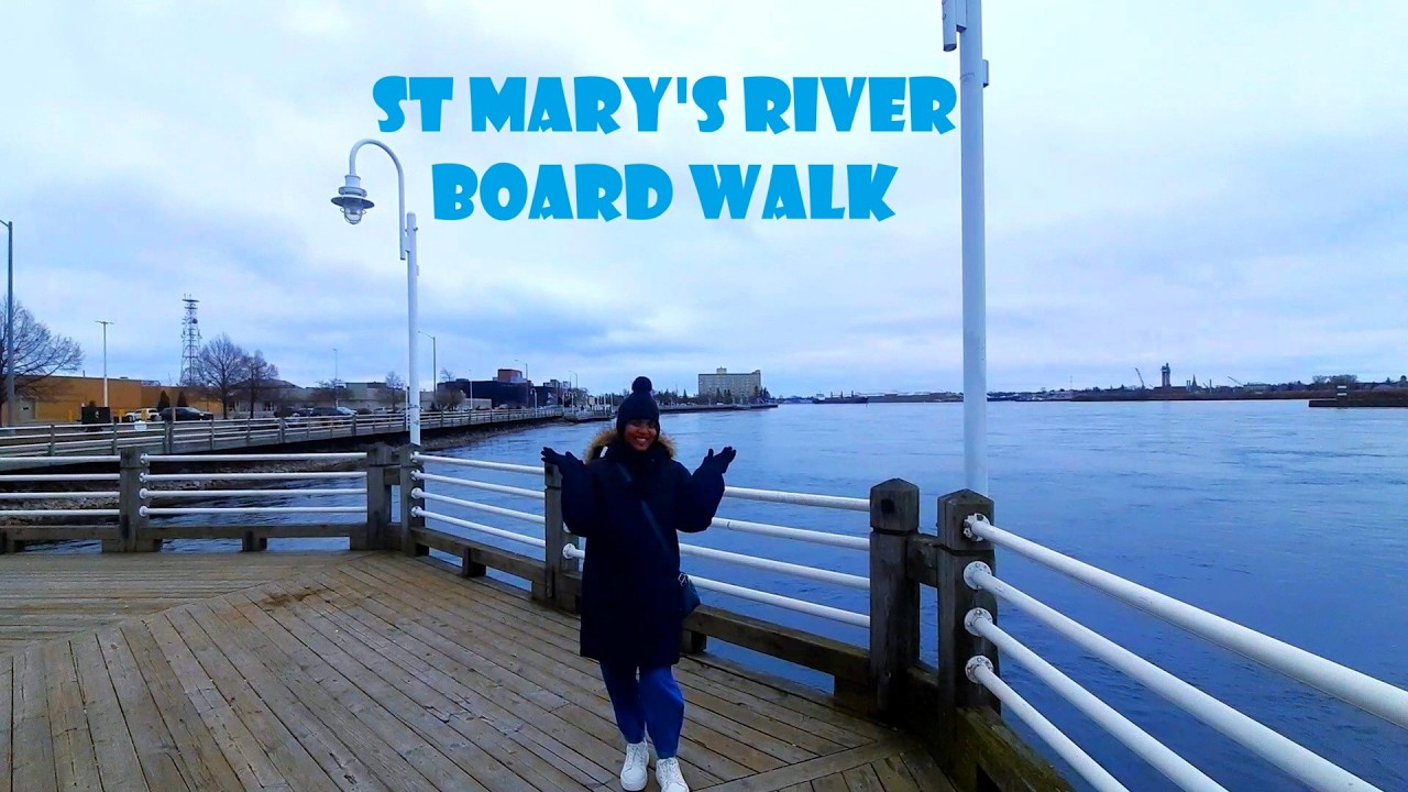 Strolling Along the St. Marys River in Sault Ste. Marie