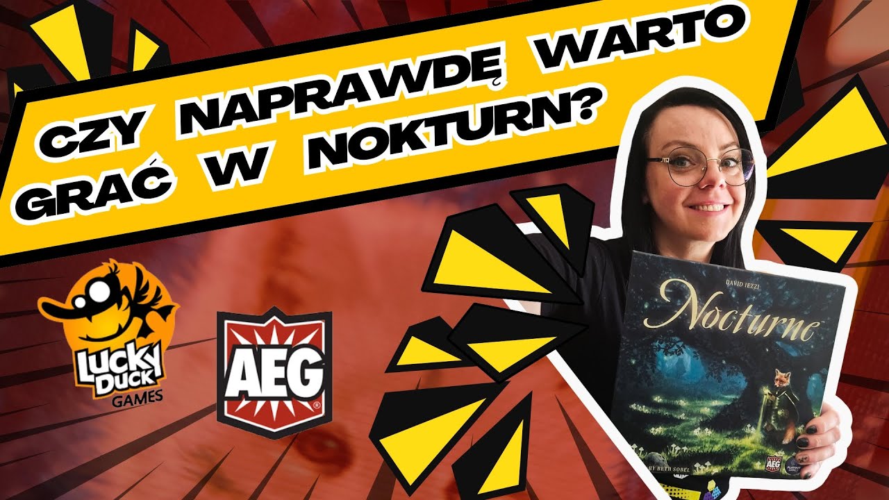 MadzioraGra #57 | Nokturn | zasady gry | rozgrywka | recenzja |  Lucky Duck Games |