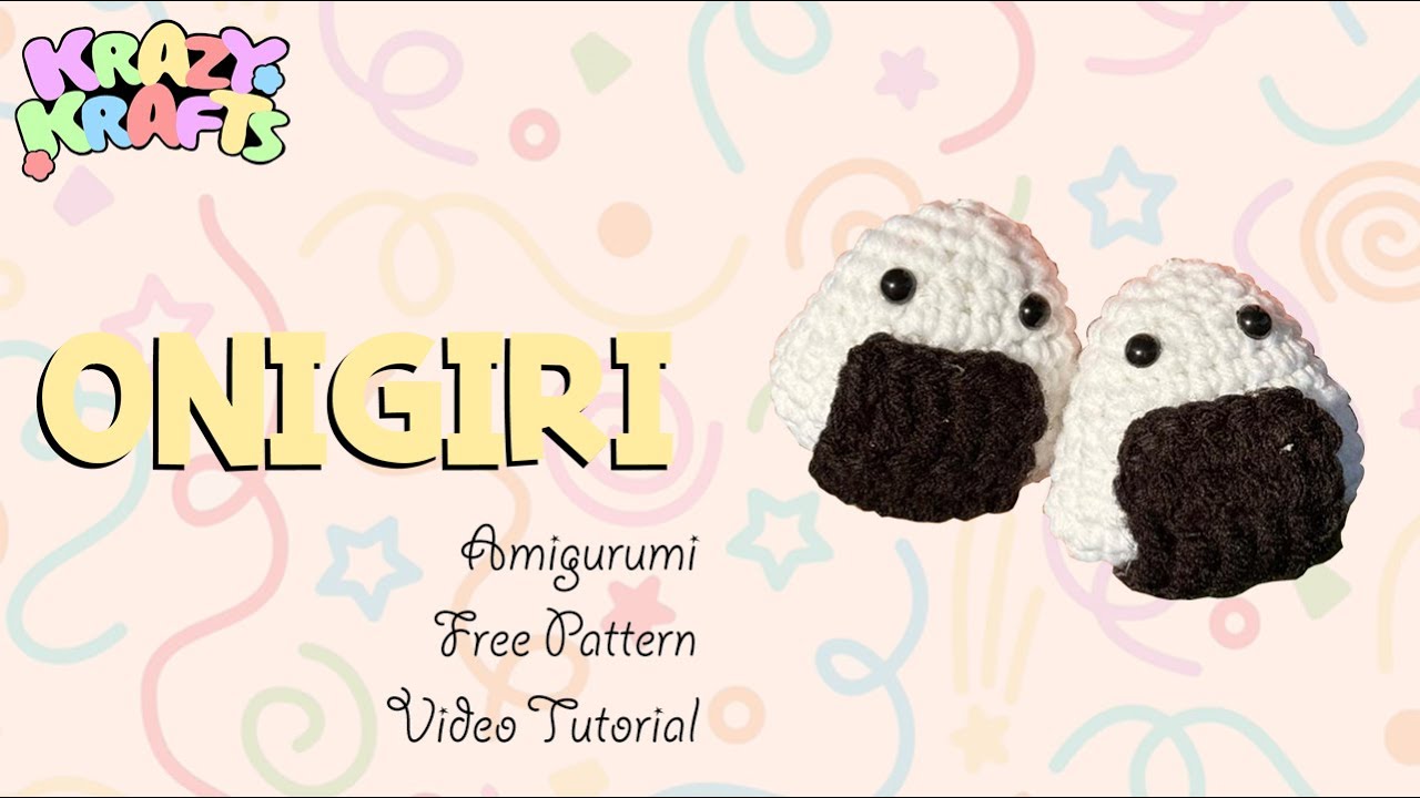 Krazy Krafts: Onigiri Keychain (Best for Two)