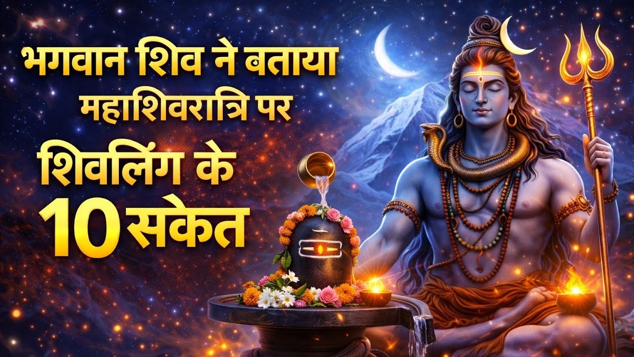 भगवान शिव ने बताए | महाशिवरात्रि पर | शिवलिंग के 10 रहस्यमयी संकेत #motivation #2026