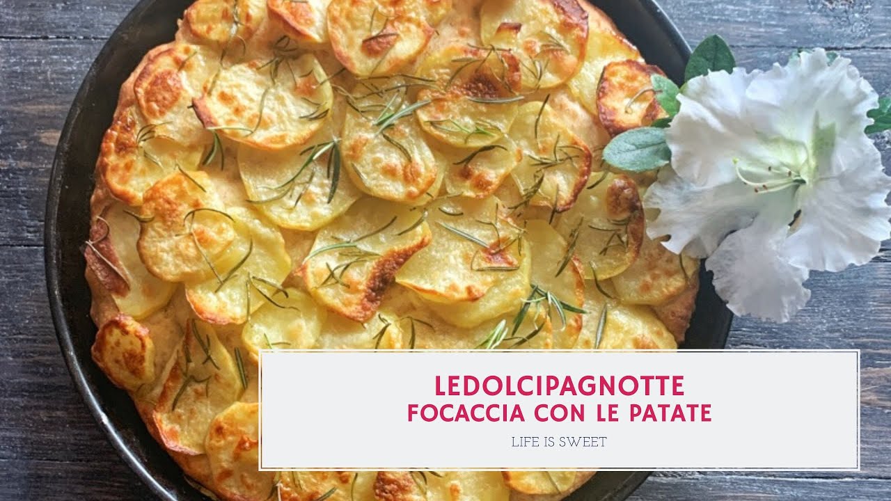 Focaccia con patate e rosmarino