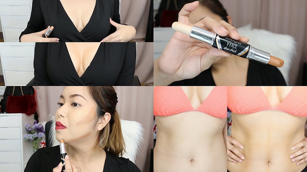 Contouring (BOOBS, FACE, TUMMY) | ft. Maybelline- saytioco