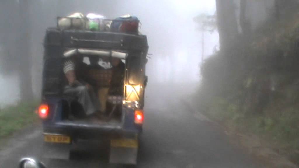 Darjeeling to Mirik Dangerous ride in thick fog and rain