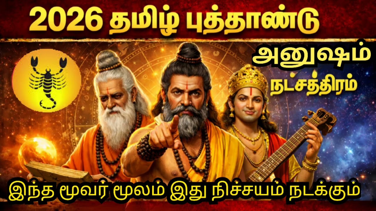 Viruchigam rasi Anusham natchathra palangal  விருச்சிகம் அனுஷம் நட்சத்திரம் தமிழ் புத்தாண்டு பலன்கள்