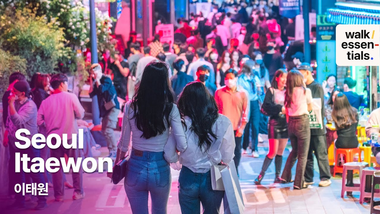Itaewon Walk Friday Night 🍹 Must Visit Place! 4K ( Seoul, Korea ) 이태원