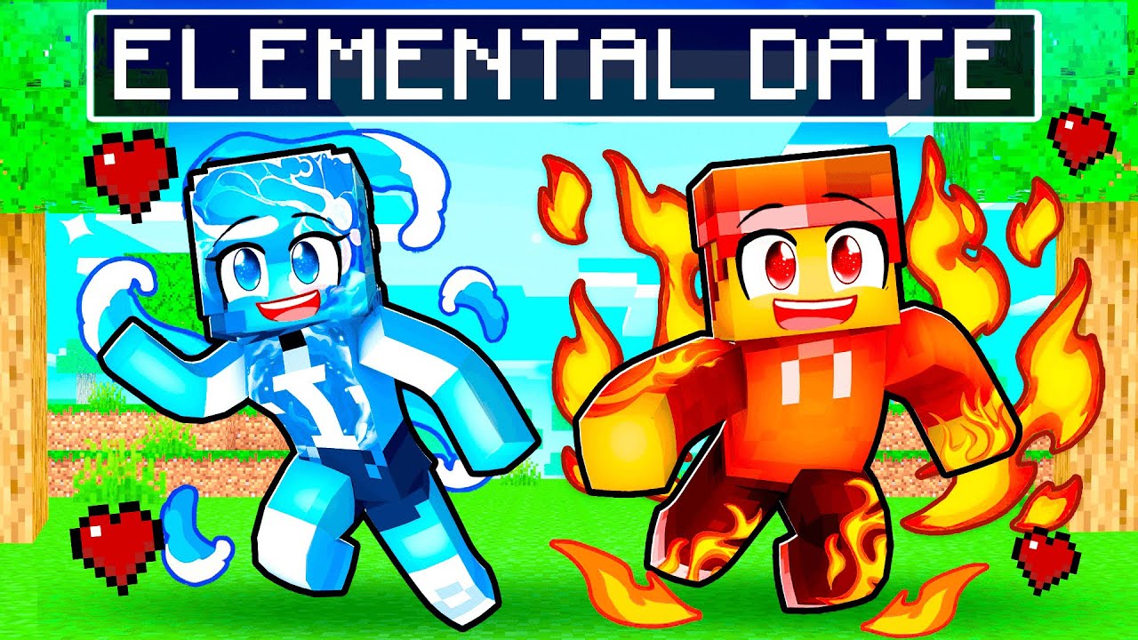 Going on a ELEMENTAL Date in Minecraft!