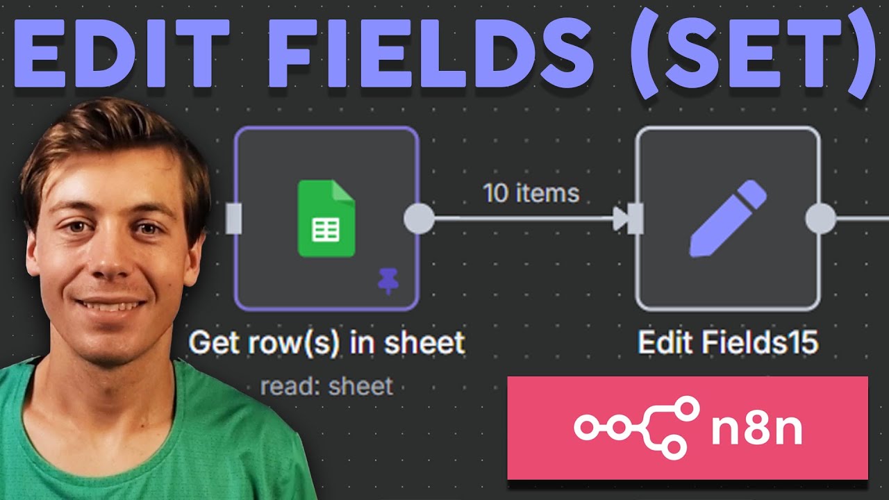 n8n Edit Fields Set Node: преобразуйте данные как профессионал