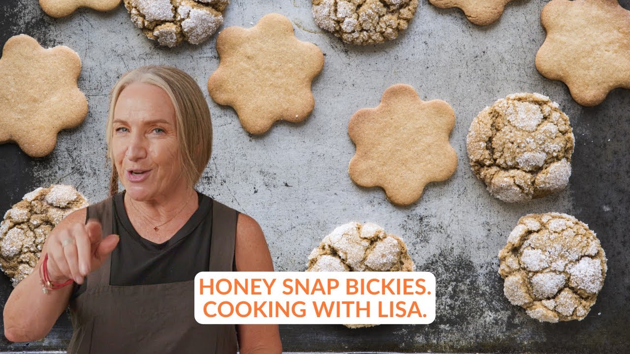 Honey Snap Biscuits: Cook along with Lisa #homecooking #roshhashanah