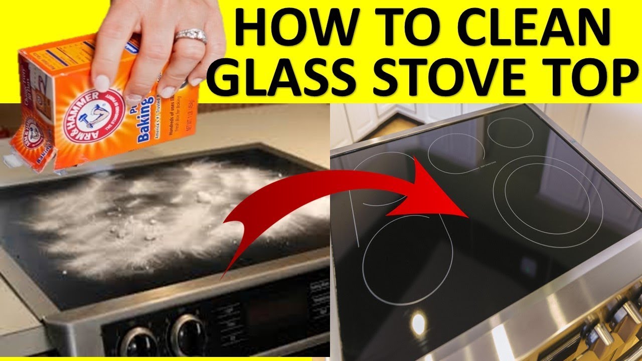 How to Clean Your Glass Hob \ Cooker-Top With Baking Soda