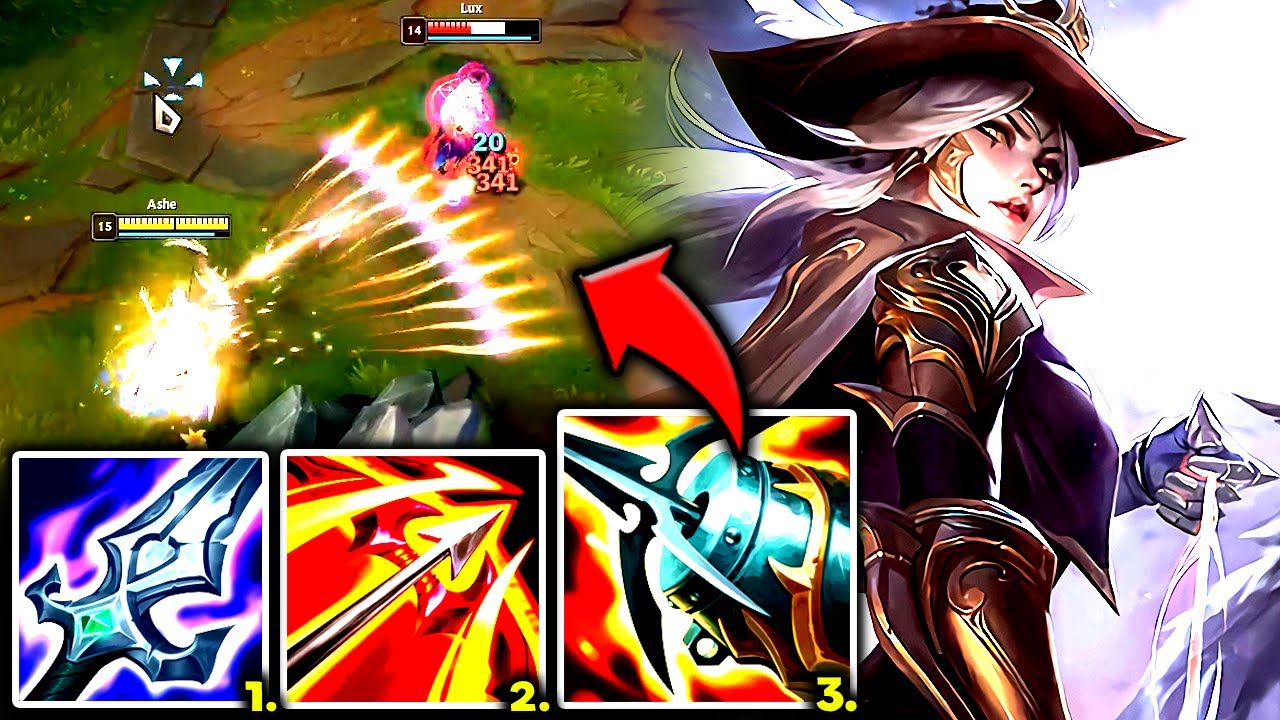 ASHE TOP IS THE #1 BEST TOPLANE KITING MACHINE (YOU'LL LOVE THIS) - S13 Ashe TOP Gameplay Guide