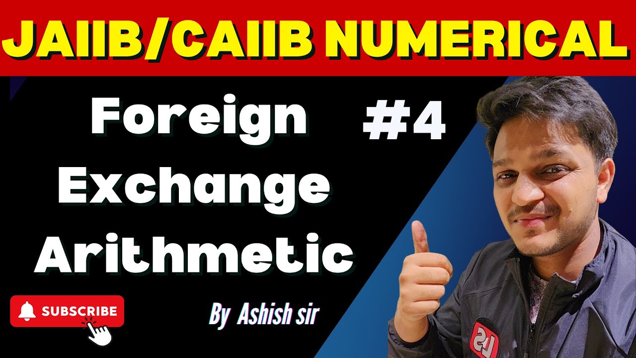 JAIIB CAIIB 2024 | Foreign Exchange Arithmetic Numerical #4