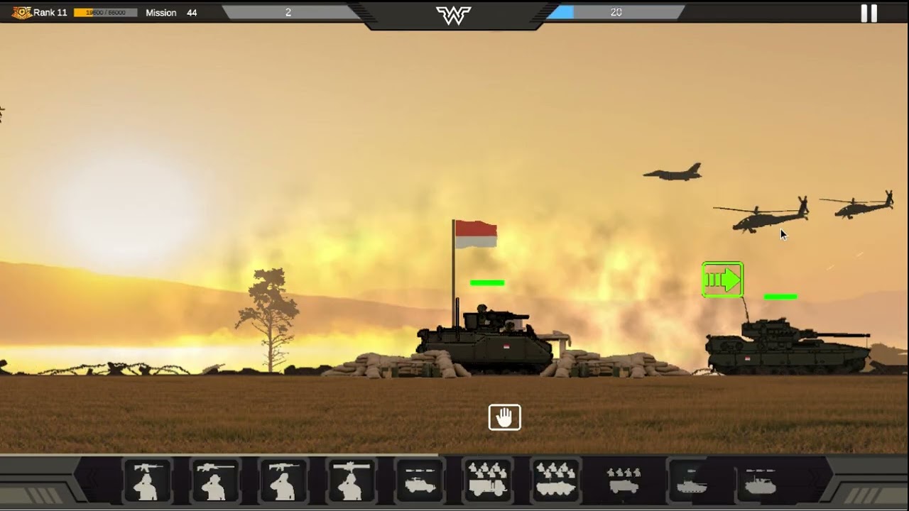 warzone comander game pertempuran perang