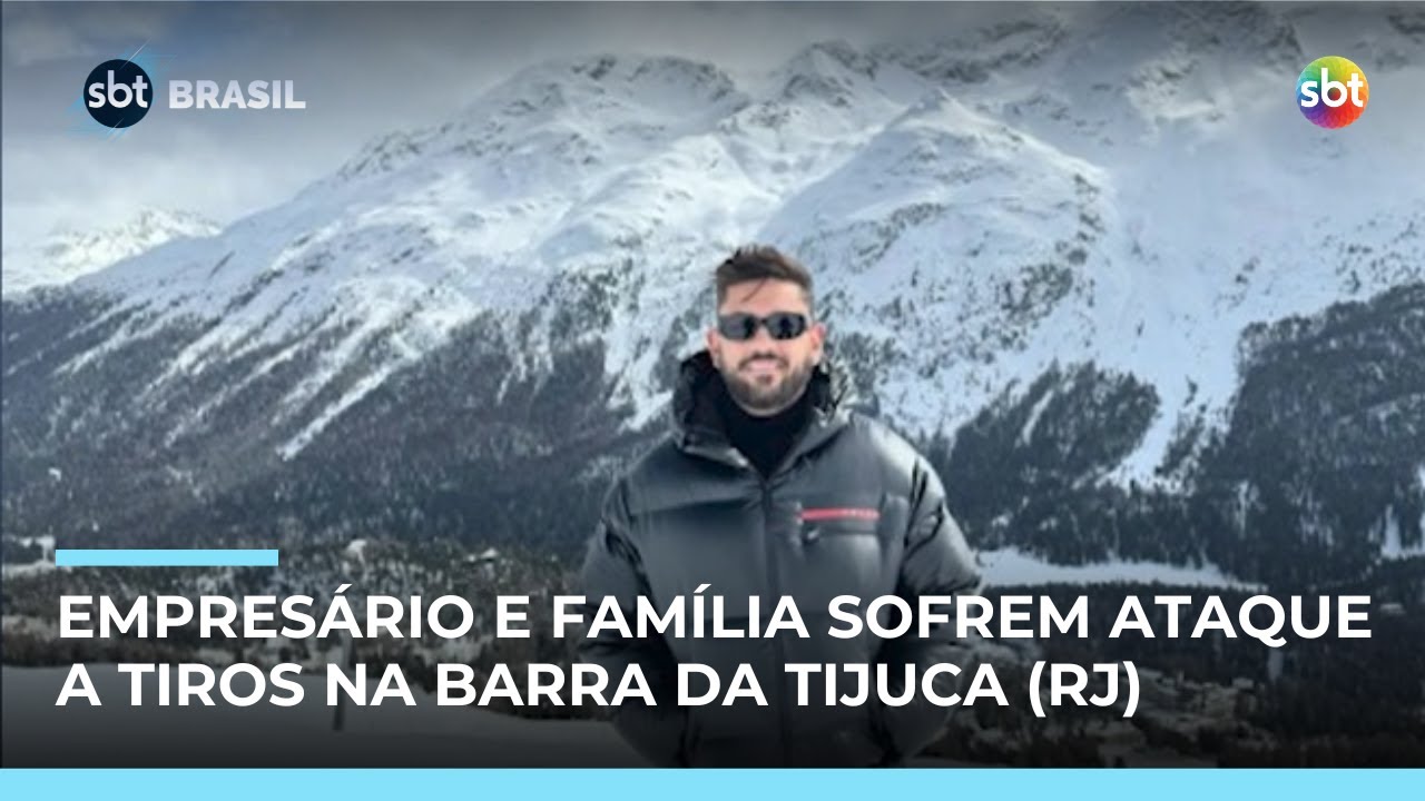 Empres&aacute;rio e fam&iacute;lia s&atilde;o alvos de ataque a tiros na Barra da Tijuca (RJ) | #SBTBrasil