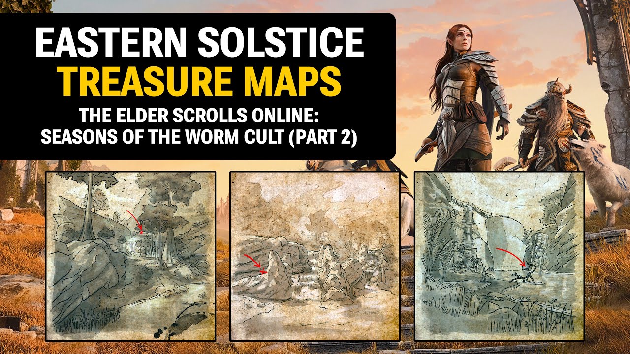 Eastern Solstice Treasure Maps - The Elder Scrolls Online: Seasons of the Worm Cult (ESO)