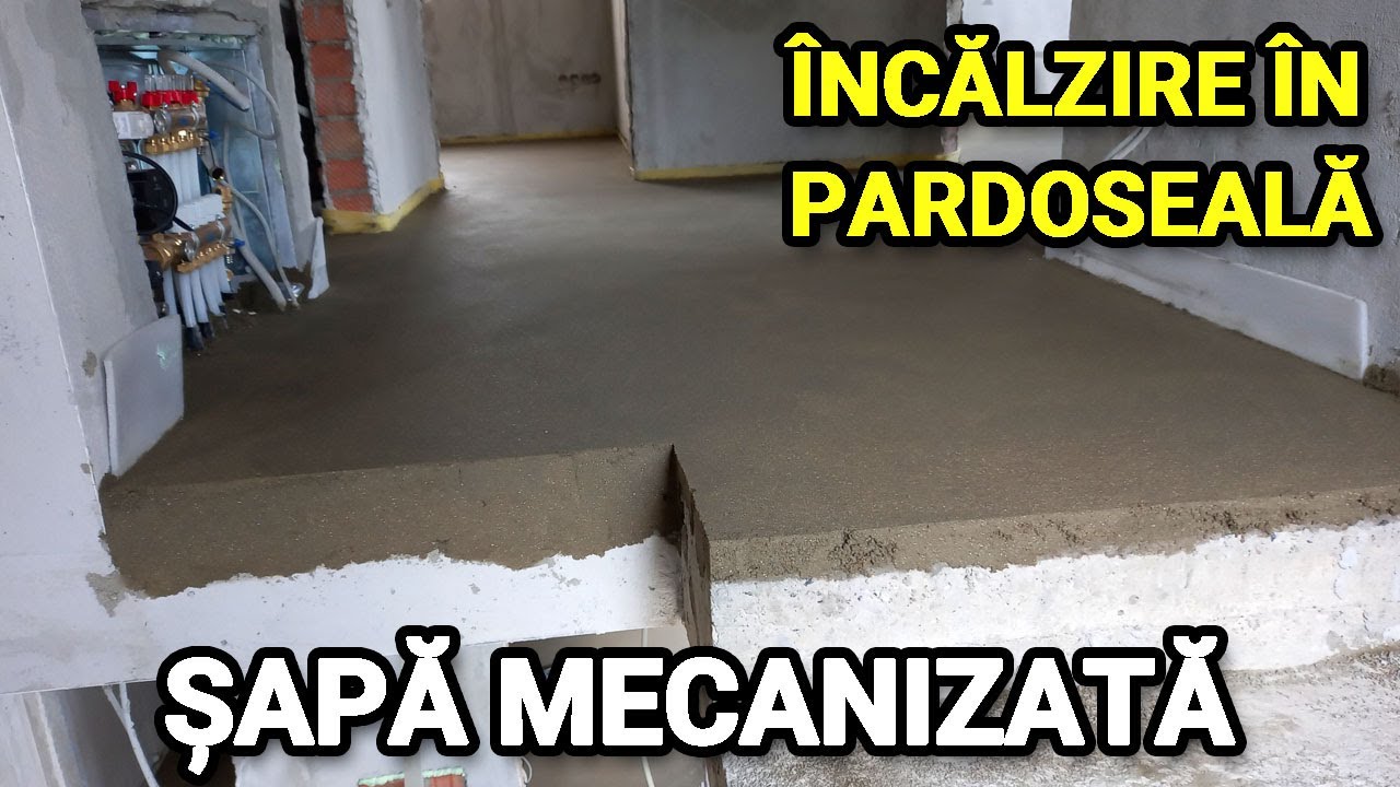 #147 Cum se face o șapă semiumedă din nisip și ciment #casapasiva #passivehouse