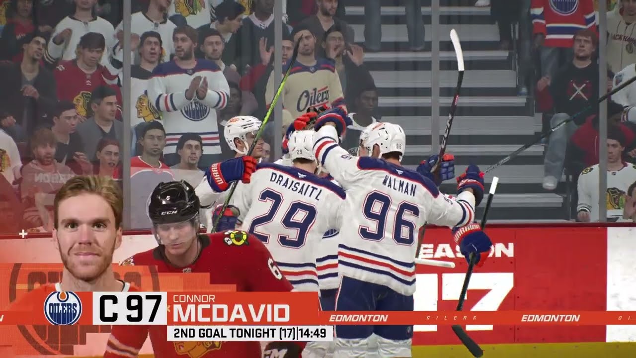 NHL 26 Season Mode #45 (Edmonton Oilers @ Chicago Blackhawks)
