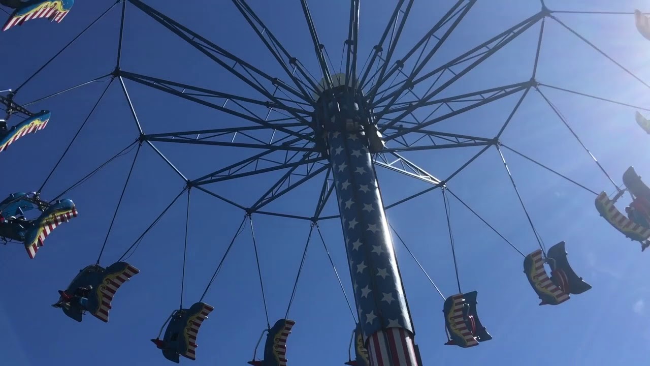 Dollywood Rides Sky Rider Dollywood POV On Ride HD Sky Rider Airplanes Full Ride