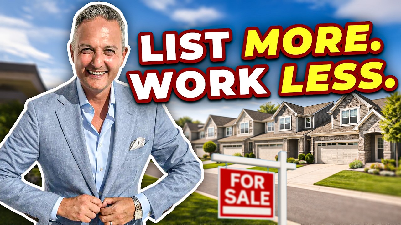 How Real Estate Agents List More Homes While Working Less