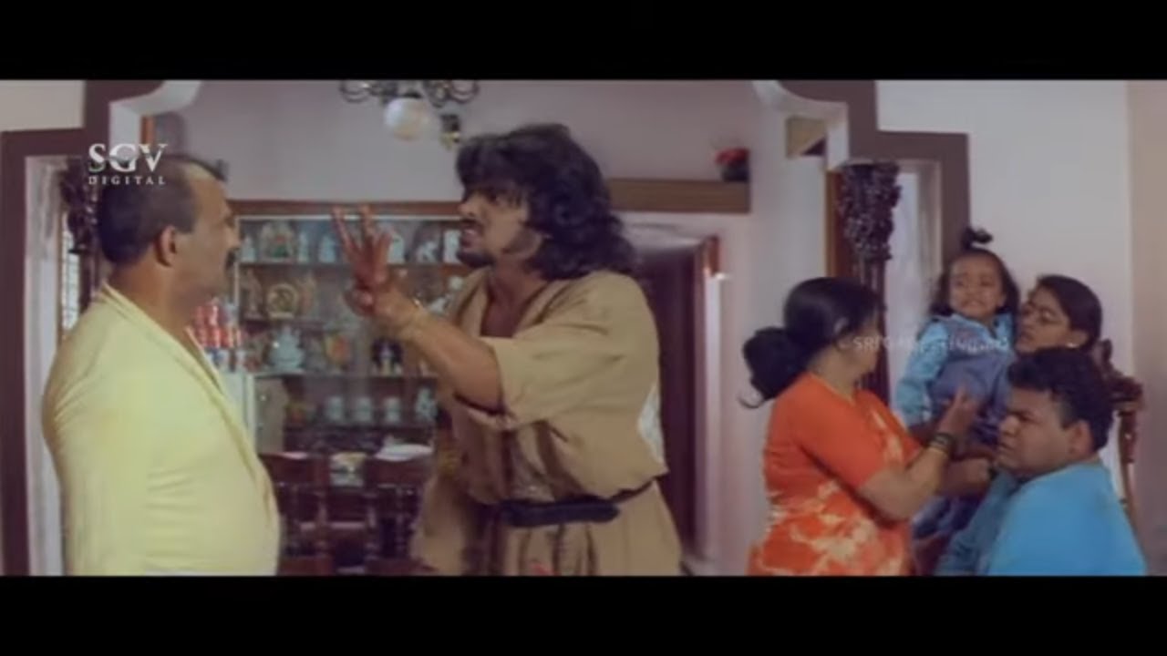 ಫಸ್ಟ್ ಆಫ್ ಆಲ್ ನೀನು ವೈನ್ ಸ್ಟೋರ್ ಇಟ್ಟಿರೋದು ತಪ್ಪು | Upendra Comedy Scene | Upendra Kannada Movie